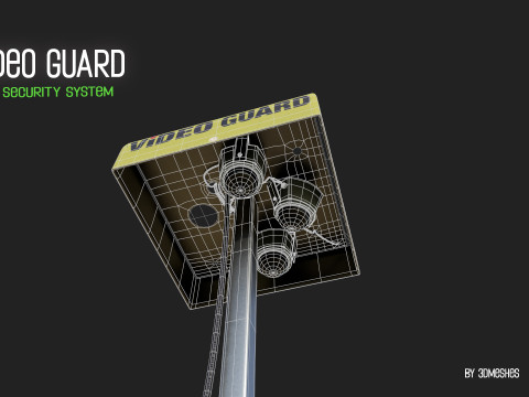 Video Guard - Construction sites security camera Modelo 3D