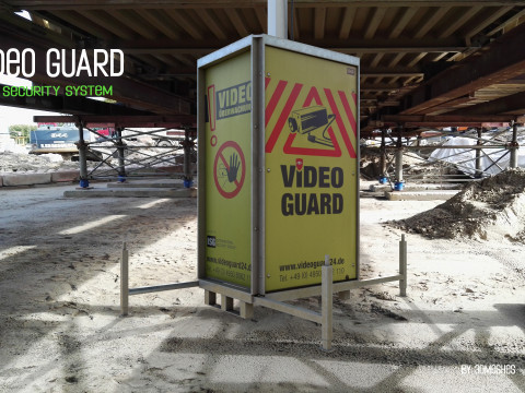 Video Guard - Construction sites security camera Modelo 3D