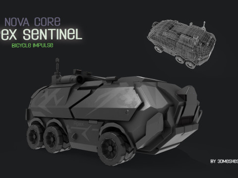 Nova Core - Apex Sentinel - Bicycle impulse 3D Model