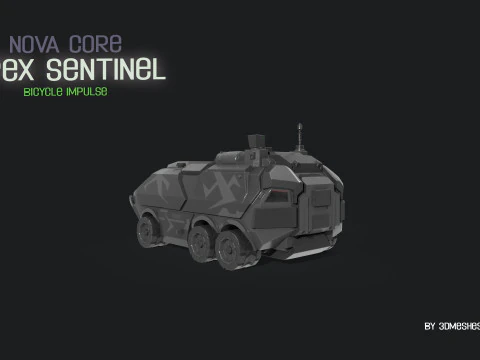 Nova Core - Apex Sentinel - Bicycle impulse 3D Model