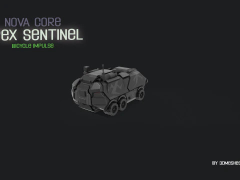 Nova Core - Apex Sentinel - Bicycle impulse 3D Model