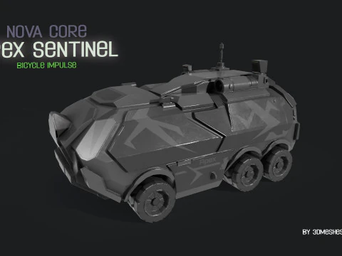 Nova Core - Apex Sentinel - Bicycle impulse 3D Model