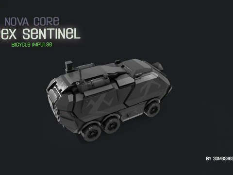 Nova Core - Apex Sentinel - Bicycle impulse 3D Model