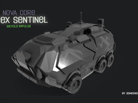 Nova Core - Apex Sentinel - Bicycle impulse 3D Model