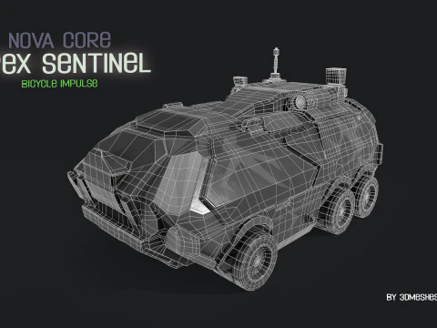 Nova Core - Apex Sentinel - Bicycle impulse 3D Model