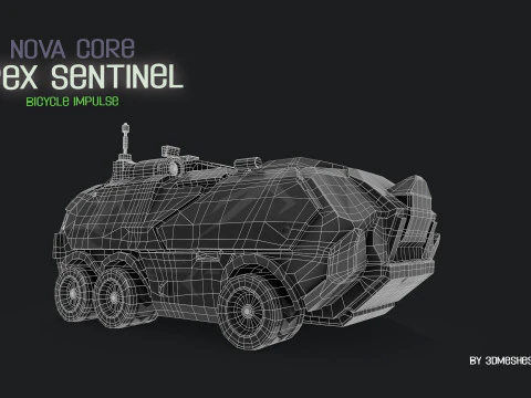 Nova Core - Apex Sentinel - Bicycle impulse 3D Model