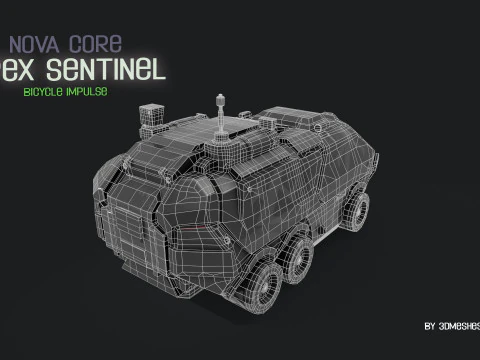 Nova Core - Apex Sentinel - Bicycle impulse 3D Model