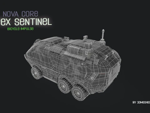 Nova Core - Apex Sentinel - Bicycle impulse 3D Model