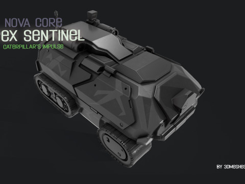 Nova Core - Apex Sentinel - Caterpillars impulse 3D 模型