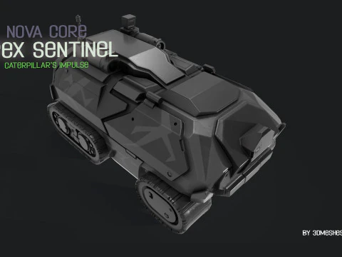 Nova Core - Apex Sentinel - Impulso dei bruchi Modello 3D