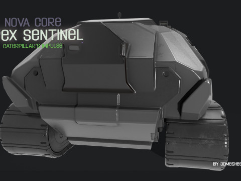 Nova Core - Apex Sentinel - Caterpillars impulse Modèle 3D