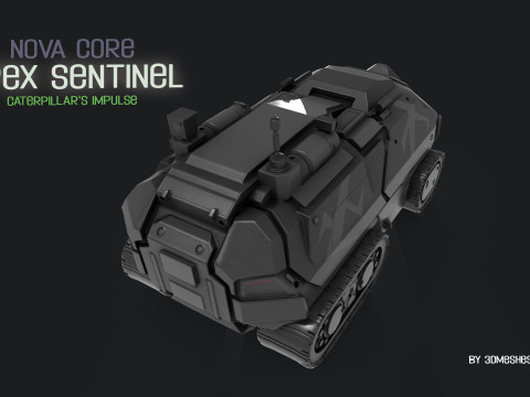 Nova Core - Apex Sentinel - Caterpillars impulse Modèle 3D