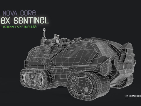 Nova Core - Apex Sentinel - Caterpillars impulse Modèle 3D