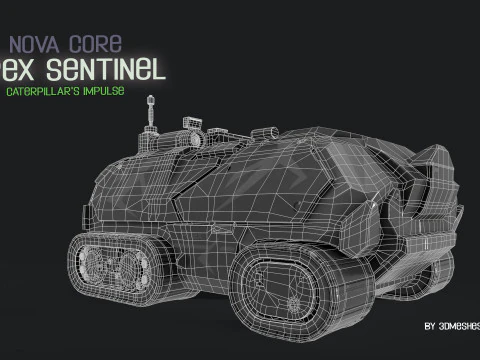 Nova Core - Apex Sentinel - Caterpillars impulse 3D Model