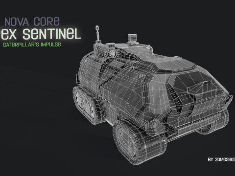 Nova Core - Apex Sentinel - Caterpillars impulse Modèle 3D