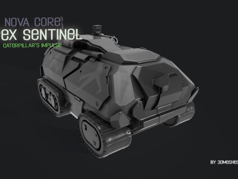 Nova Core - Apex Sentinel - Caterpillars impulse Modèle 3D