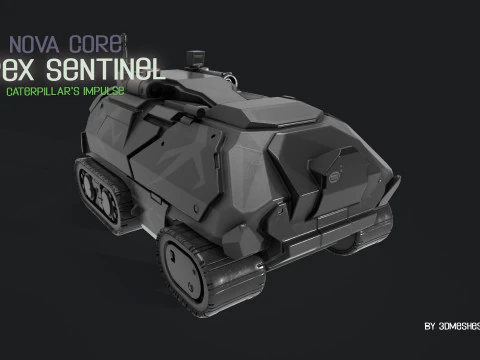 Nova Core - Apex Sentinel - Caterpillars impulse 3D Model