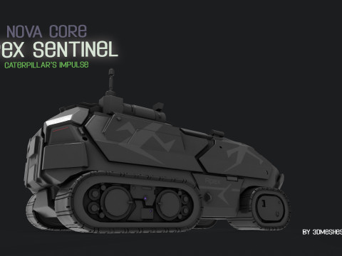 Nova Core - Apex Sentinel - Caterpillars impulse Modèle 3D