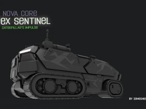 Nova Core - Apex Sentinel - Caterpillars impulse 3D Model