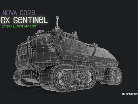 Nova Core - Apex Sentinel - Caterpillars impulse 3D Model