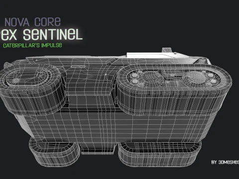 Nova Core - Apex Sentinel - Caterpillars impulse 3D Model