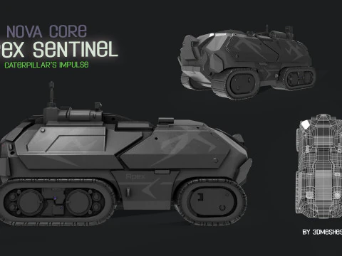 Nova Core - Apex Sentinel - Caterpillars impulse 3D Model