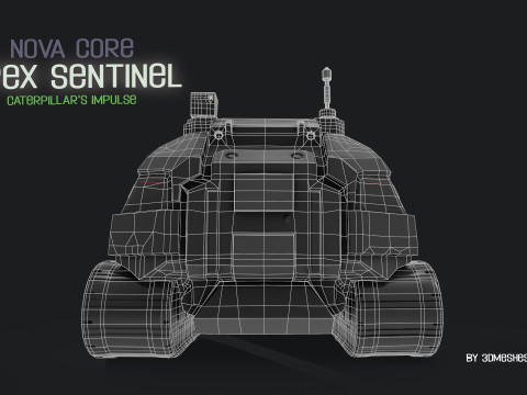 Nova Core - Apex Sentinel - Caterpillars impulse Modèle 3D
