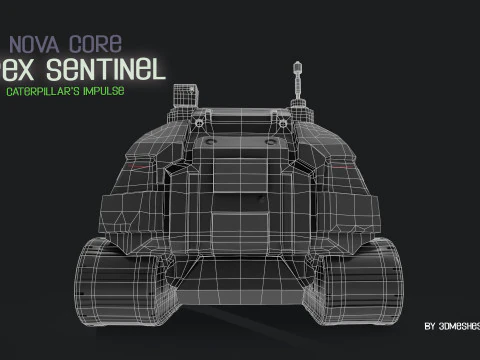 Nova Core - Apex Sentinel - Caterpillars impulse 3D Model