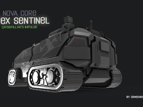 Nova Core - Apex Sentinel - Caterpillars impulse Modèle 3D