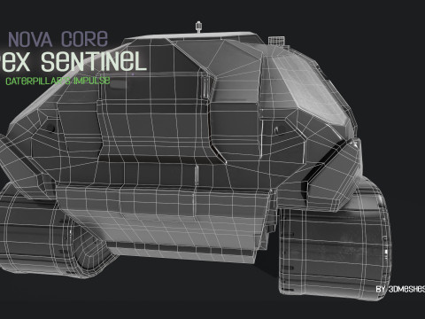 Nova Core - Apex Sentinel - Caterpillars impulse Modèle 3D