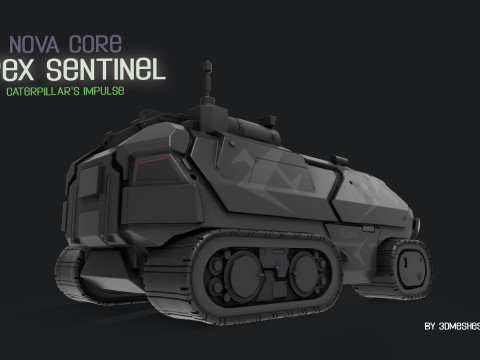 Nova Core - Apex Sentinel - Caterpillars impulse Modèle 3D