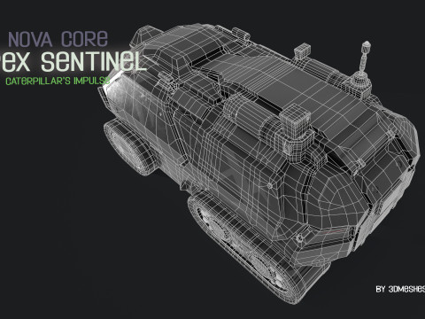Nova Core - Apex Sentinel - Caterpillars impulse Modèle 3D