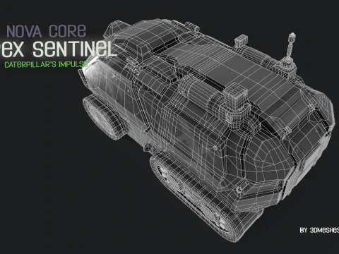 Nova Core - Apex Sentinel - Caterpillars impulse 3D Model