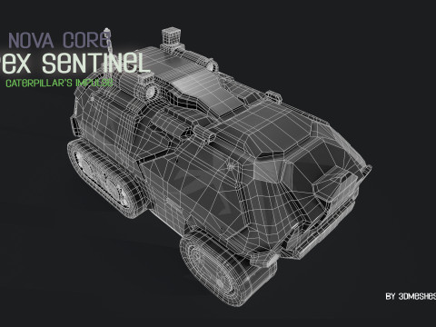Nova Core - Apex Sentinel - Caterpillars impulse Modèle 3D