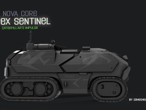 Nova Core - Apex Sentinel - Caterpillars impulse Modèle 3D