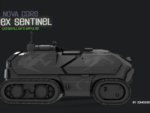 Nova Core - Apex Sentinel - Caterpillars impulse 3D Model
