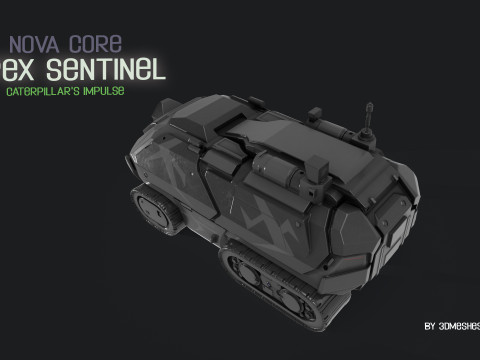Nova Core - Apex Sentinel - Caterpillars impulse Modèle 3D