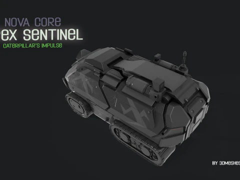 Nova Core - Apex Sentinel - Caterpillars impulse 3D Model