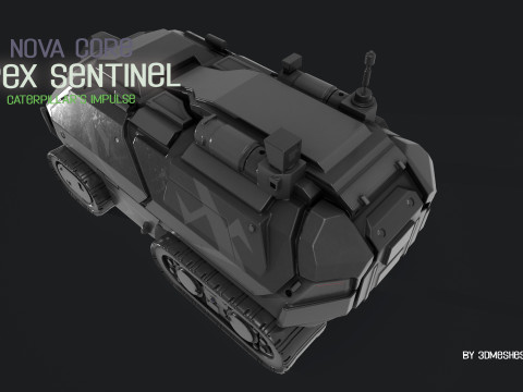 Nova Core - Apex Sentinel - Caterpillars impulse Modèle 3D