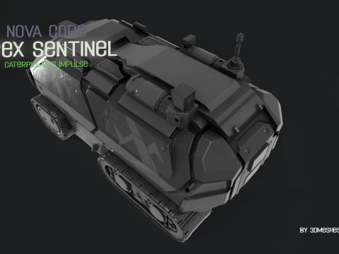Nova Core - Apex Sentinel - Caterpillars impulse 3D Model