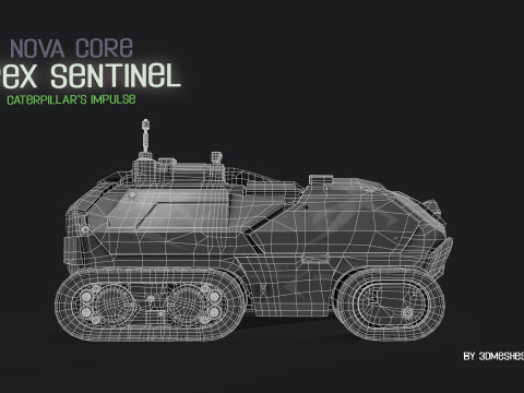 Nova Core - Apex Sentinel - Caterpillars impulse Modèle 3D