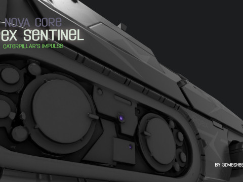Nova Core - Apex Sentinel - Caterpillars impulse Modèle 3D