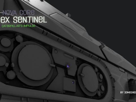 Nova Core - Apex Sentinel - Caterpillars impulse 3D Model