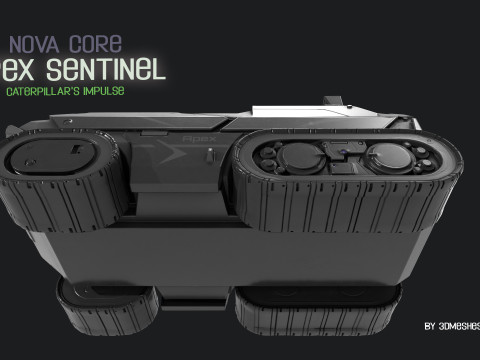 Nova Core - Apex Sentinel - Caterpillars impulse Modèle 3D