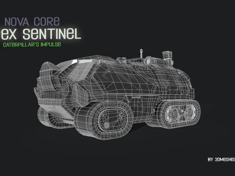 Nova Core - Apex Sentinel - Caterpillars impulse 3D Model