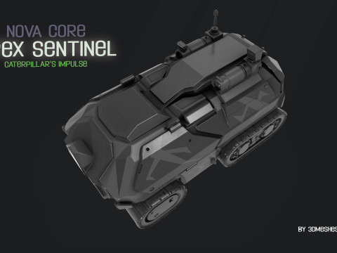 Nova Core - Apex Sentinel - Caterpillars impulse Modèle 3D