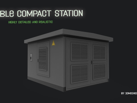 Cable compact station 3D Model