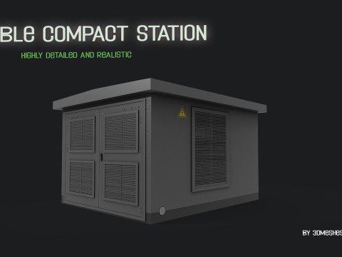 Cable compact station 3D Model