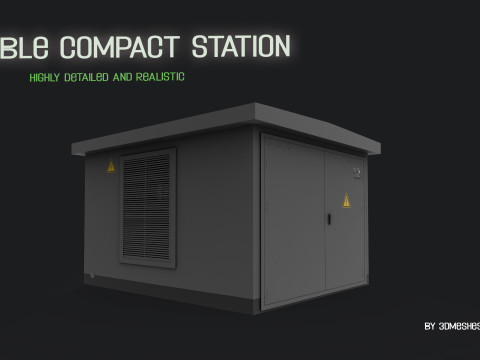 Cable compact station 3D Model