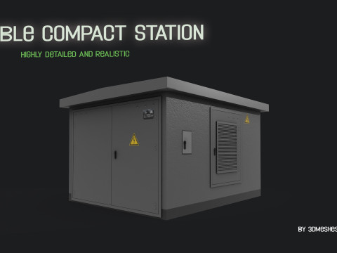 Cable compact station 3D Model